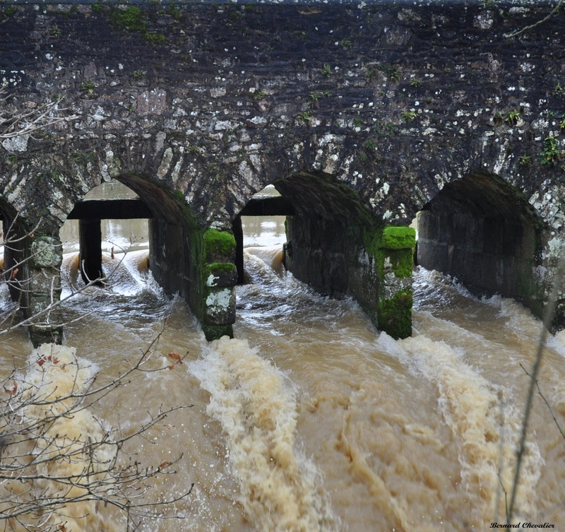 Crue au pont Romain_2013-07.1