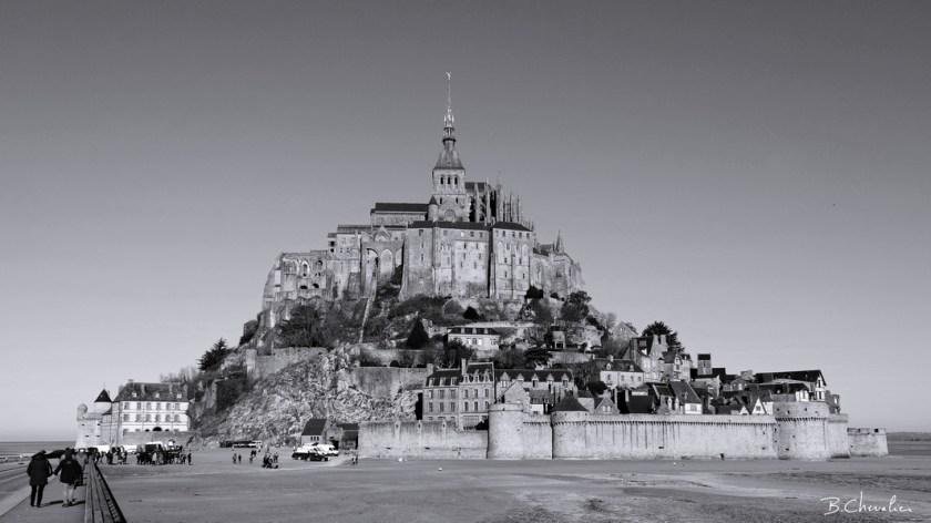 blog-bc-2020-09-Le Mont St Michel en N&amp;B